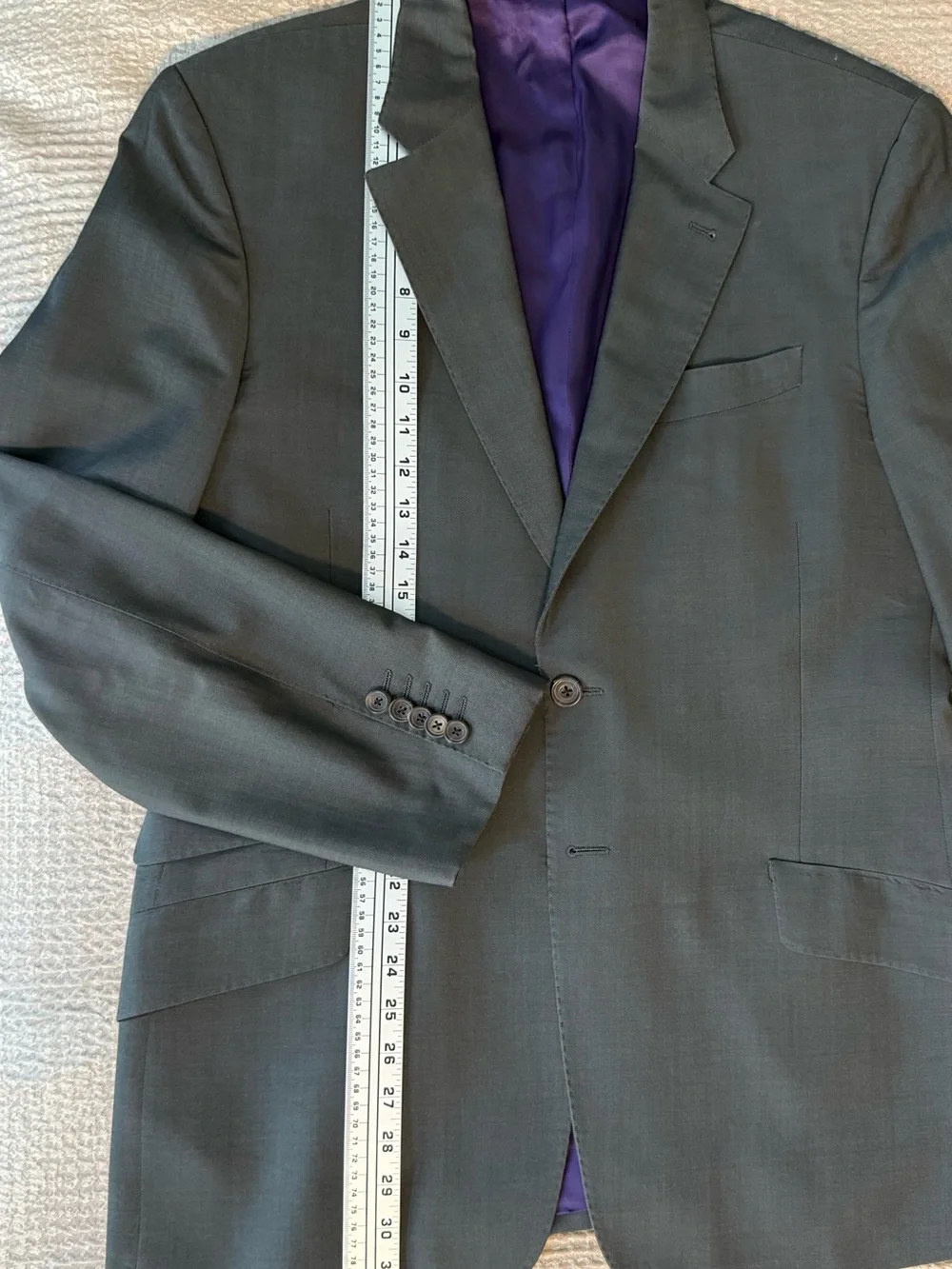 Paul Smith London The Byard Gray Wool Mohair Blazer 40R Made in Italy 🇮🇹